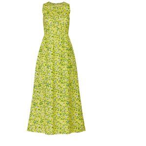 Banjanan Yellow Maurice Floral Dress w/ Pockets